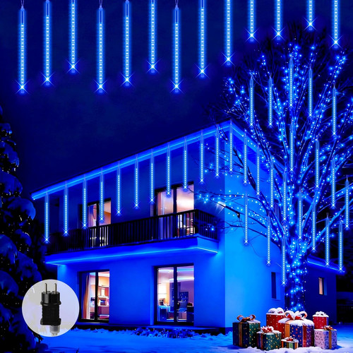 Luci natale cascata led 50cm - natale,