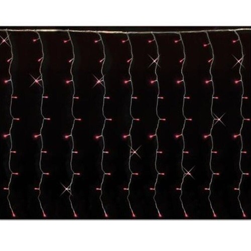 Tenda luminosa rossa luci led