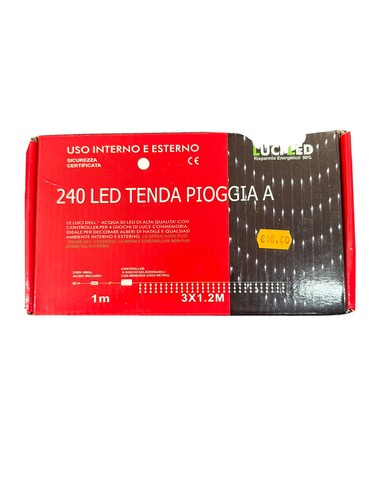 Tenda pioggia natalizia - pioggia, led