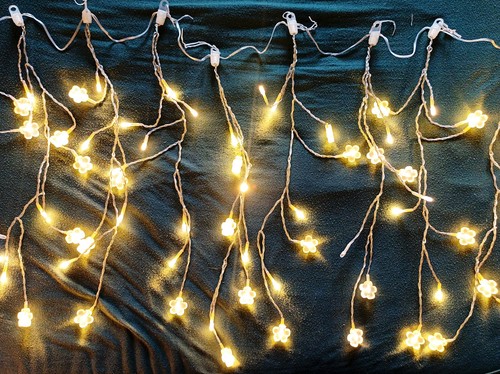 Luci natale pioggia - luci, di