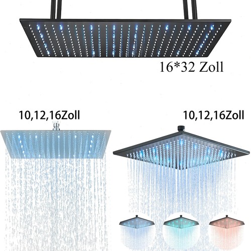 Soffione doccia led acciaio - led,