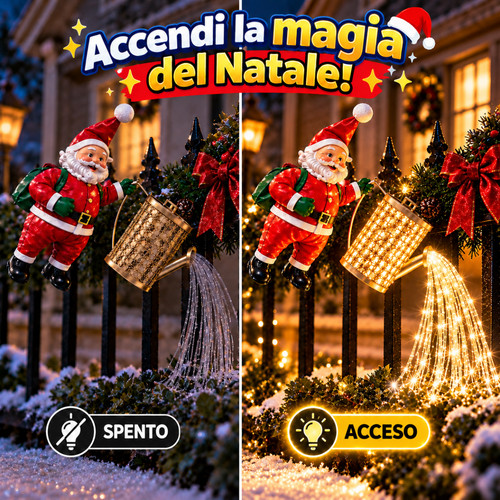 Luci natale 300 - natale, tenda